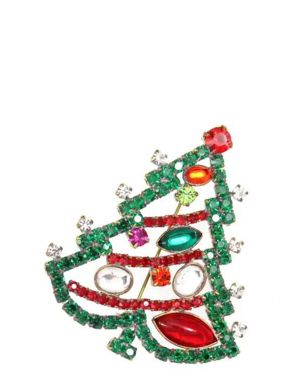 Brooch - Nice little Czech christmas tree