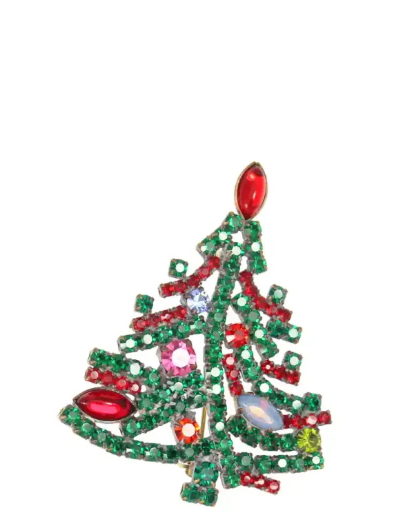 Brooch - Nice little Czech christmas tree