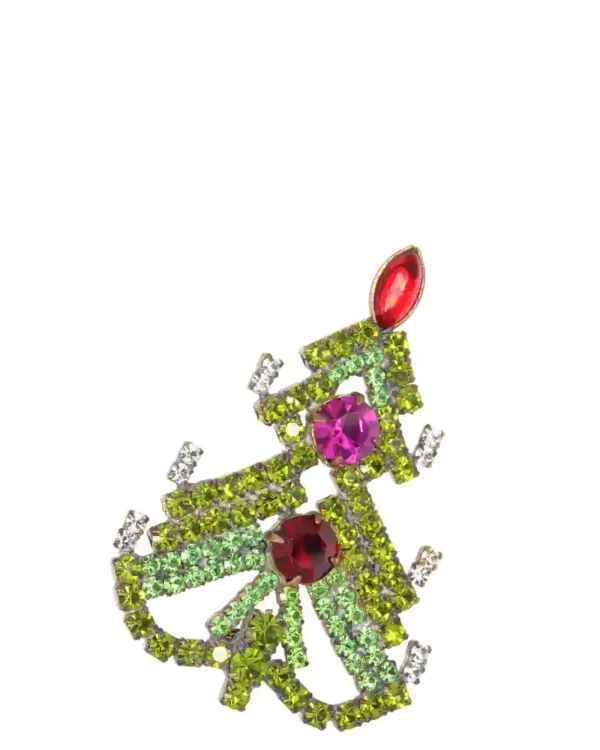 Brooch - Nice little Czech christmas tree