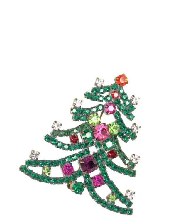 Brooch - Nice little Czech christmas tree