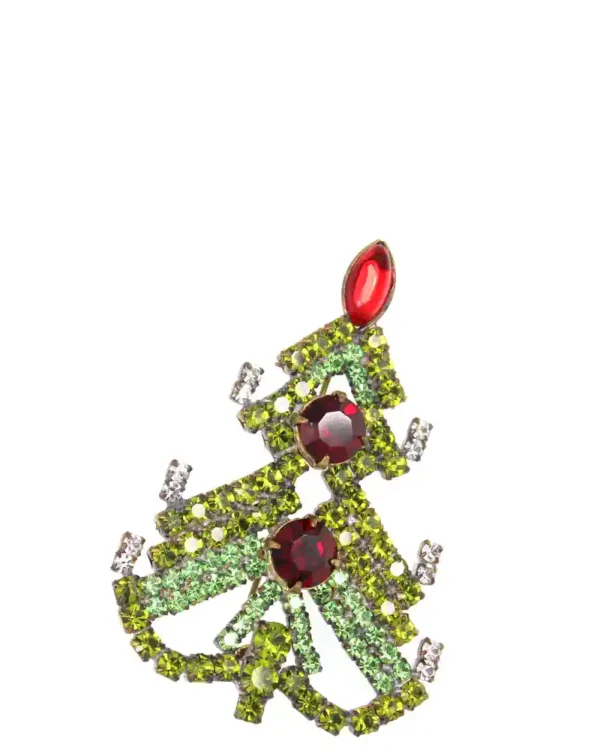 Brooch - Nice little Czech christmas tree