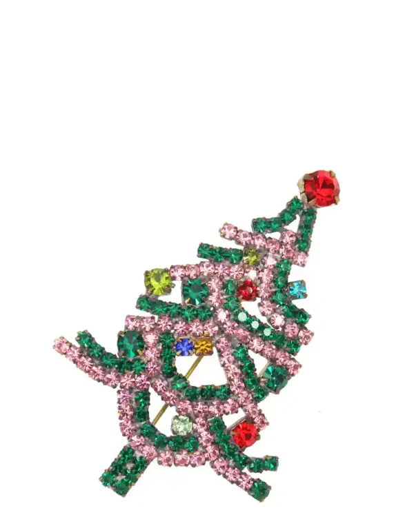 Brooch - Nice little Czech christmas tree
