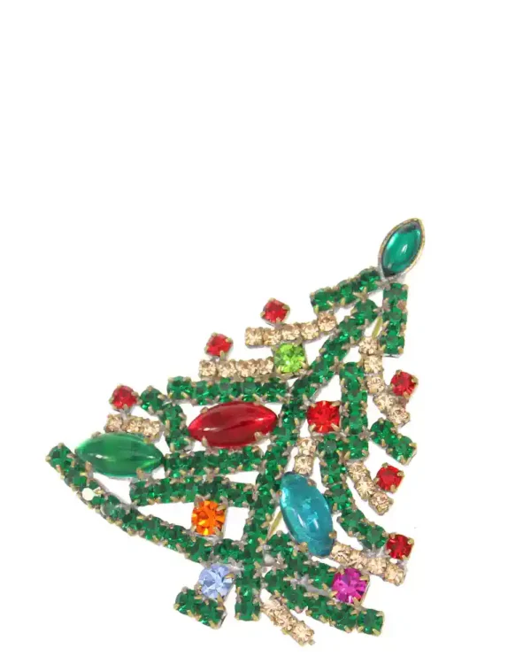 Brooch - Nice little Czech christmas tree