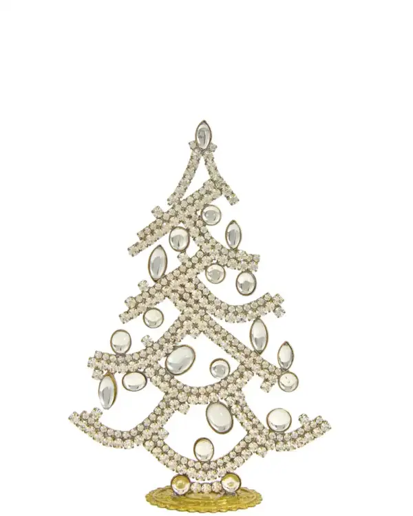 Big frosty Czech christmas tree